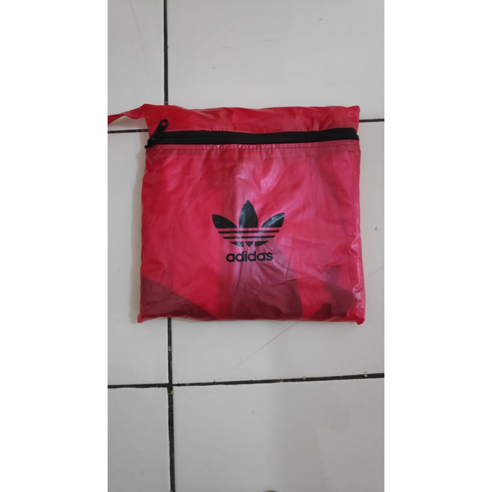 Jual jas hujan adidas  transparan jaket celana  raincoat 