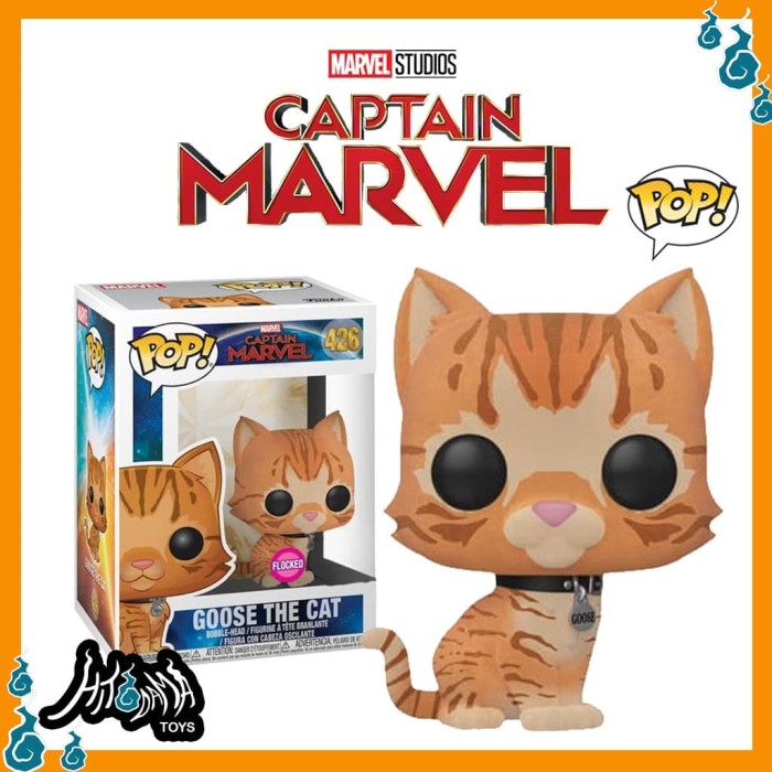 goose the cat flocked