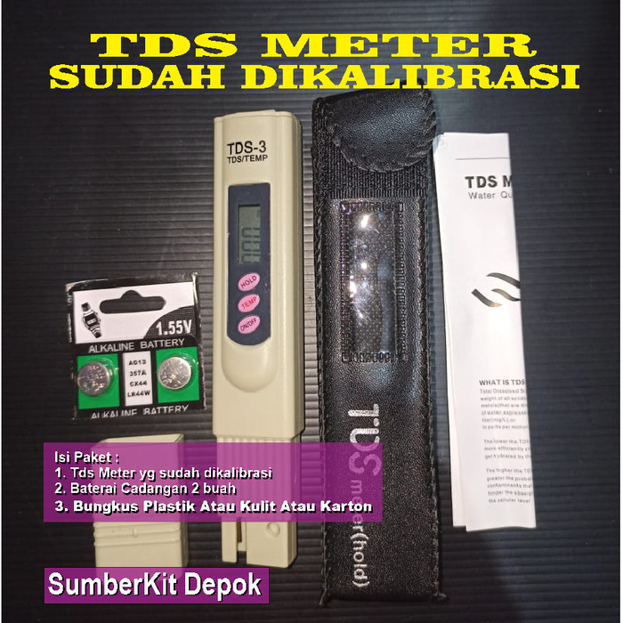 Jual iTDSi Meter yg sudah dikalibrasi alat ukur kepekatan 