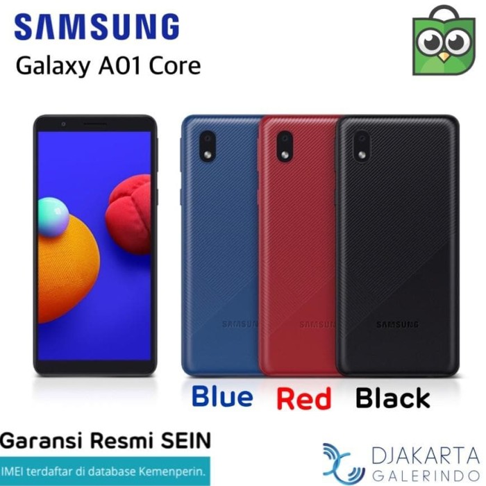 Jual Samsung Galaxy A01 Core 1/16 & 2/32 GB - Garansi Resmi SEIN - BLUE