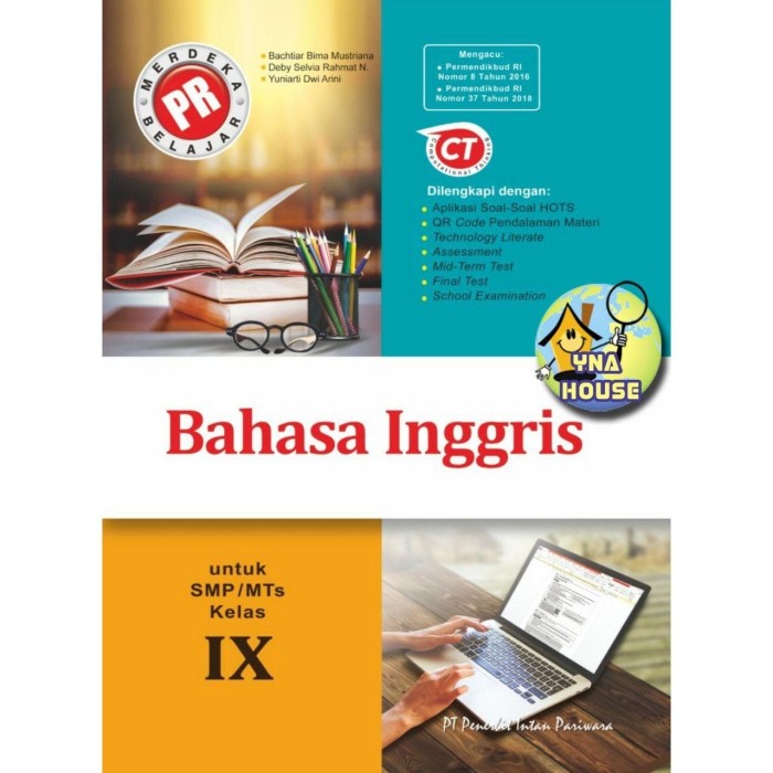 Jual Buku Pr Bahasa Inggris Smp Mts Kelas Ix 9 Kota Surabaya Ynahouse Tokopedia