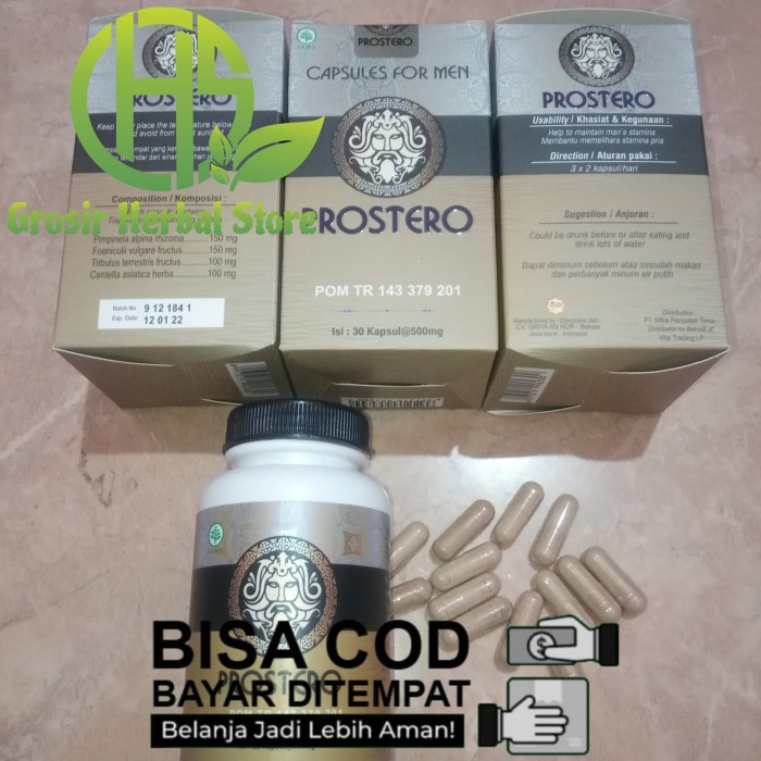 Obat Prostat Alami Prostero Asli Resmi BPOM