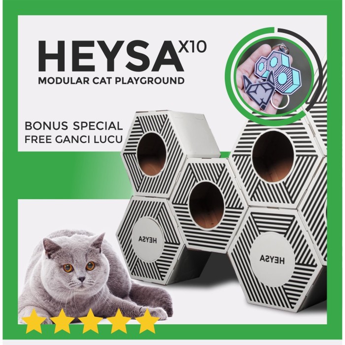 Jual HEYSA X10 (Mainan Kucing, Rumah Kucing, Cat Condo