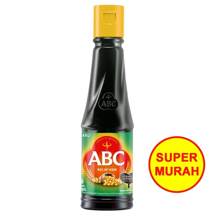 Jual Kecap Asin ABC Kemasan Botol Plastik 133 ML Jakarta Jual Kecap Asin ABC Kemasan Botol Plastik 133 ML Jakarta