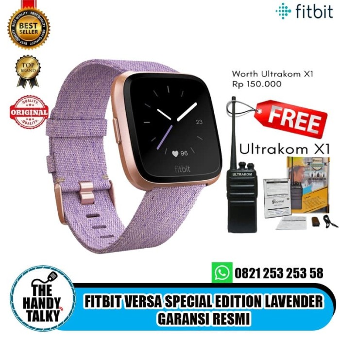 fitbit versa special edition lavender