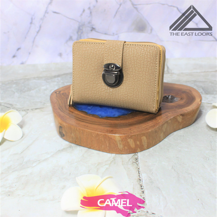 Jual Dompet Lipat Mini Wanita Gesper Dompet Kecil Wanita Murah Camel Kota Surabaya The East Looks Tokopedia