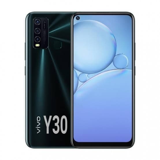 Jual VIVO  Y30  RAM 4 128GB GARANSI RESMI Hitam Kota 