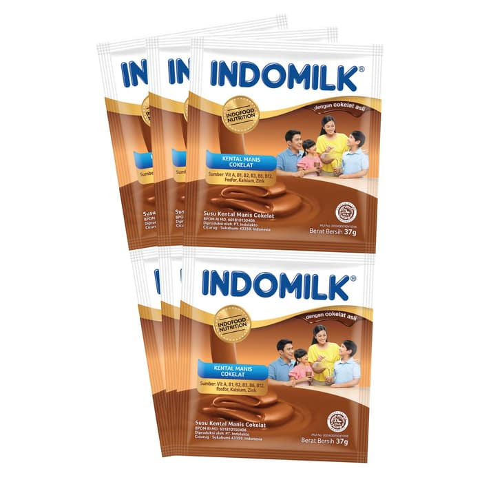 Jual Susu Indomilk Kental Manis Kemasan Renceng (6pcsx37gr ...