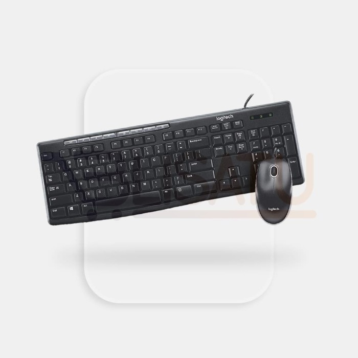 Promo COMBO LOGITECH MK200 Keyboard & Mouse USB garansi ...