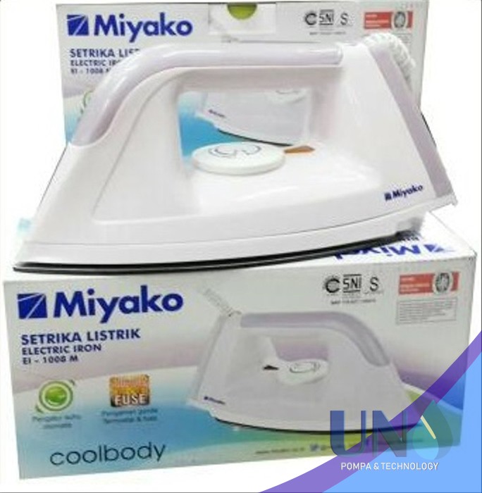 Jual Miyako Setrika EI 1008M / 1008 M 395 W - Jakarta Utara - Uno Pompa