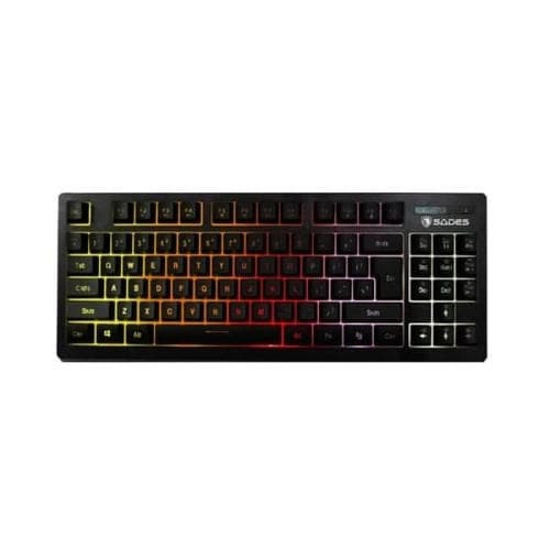 Jual SADES Sabre TKL RGB Membrane Gaming Keyboard - Kota