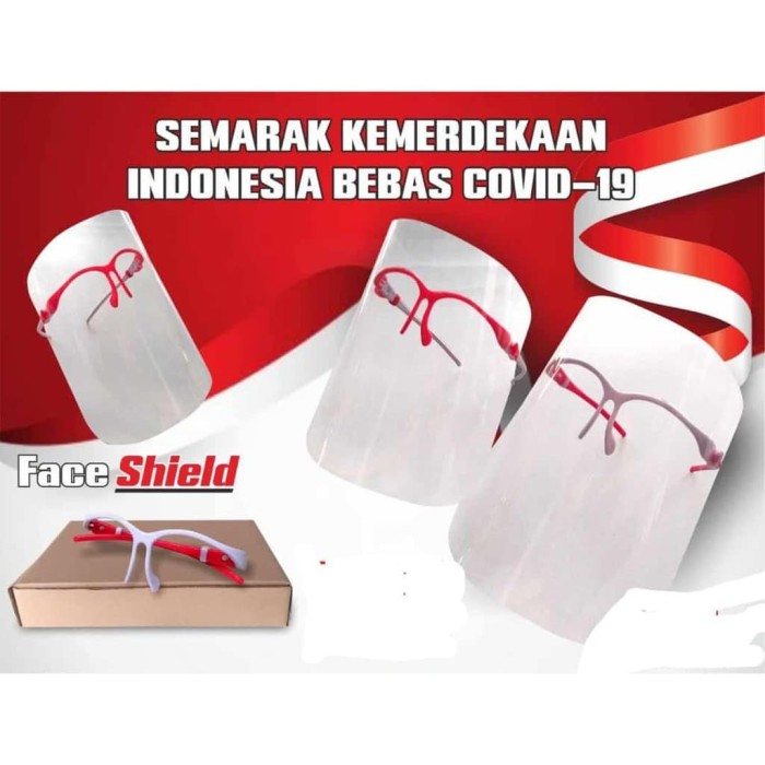 Jual damaifashion jakarta - Face Shield Kacamata MERAH