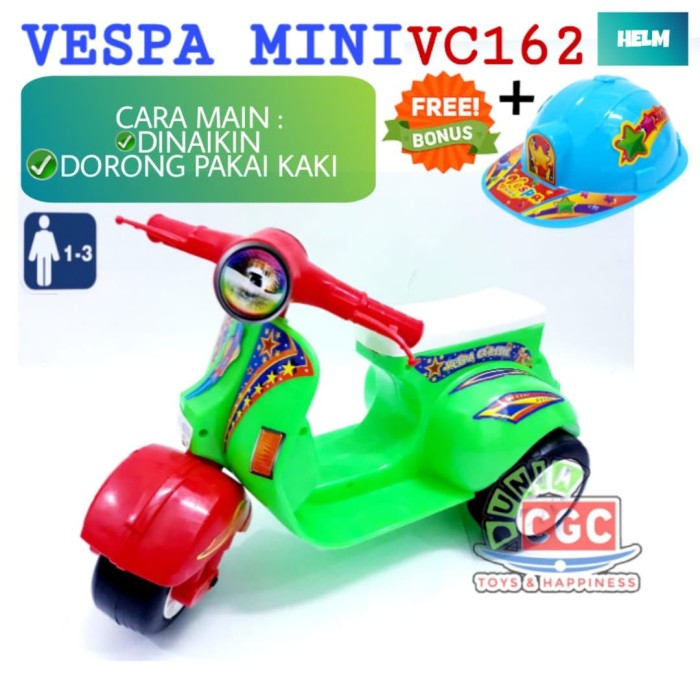 Jual Mainan  Motor Vespa  Mini Anak Dorong  Sarimin Klasik 