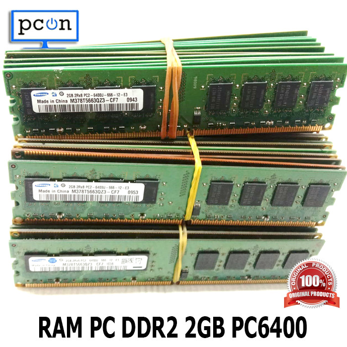 Jual MEMORY RAM PC DDR2 2GB PC-6400 - Kota Bekasi - PC ON