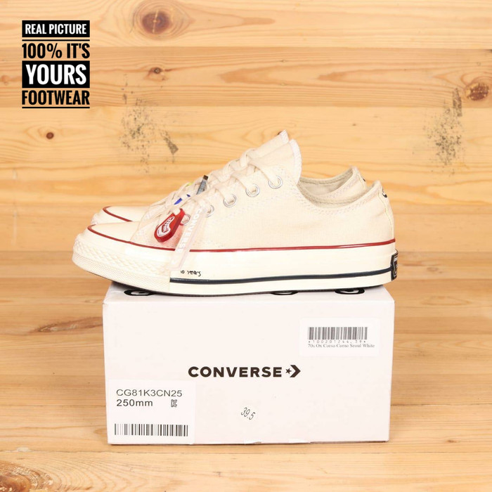 converse 70s low cream