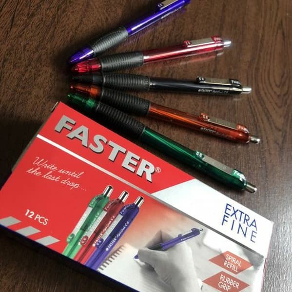 Jual Pulpen Merk Faster C6 Tinta Hitam 1 box isi 1 lusin Jual Pulpen Merk Faster C6 Tinta Hitam 1 box isi 1 lusin