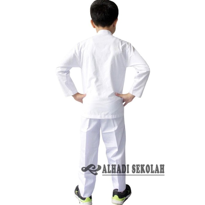 Jual Setelan Koko Putih Anak Seragam Muslim Siswa Sekolah Tpa Paud Tk Jakarta Pusat Baratak Store Tokopedia