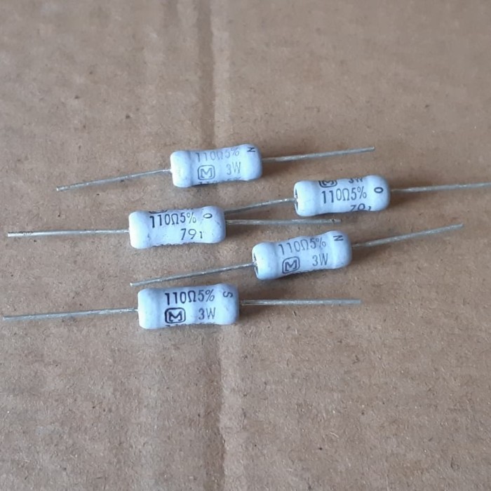Jual Resistor Panasonic 110 ohm 3watt 5 original Kota Bandung