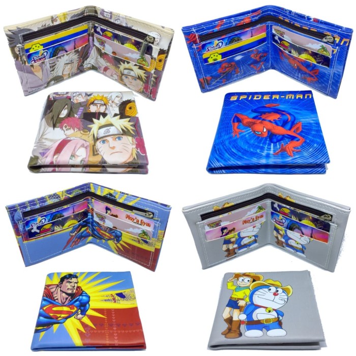 Jual Dompet Karakter Anak  Muda  Remaja Laki Keren Harga  