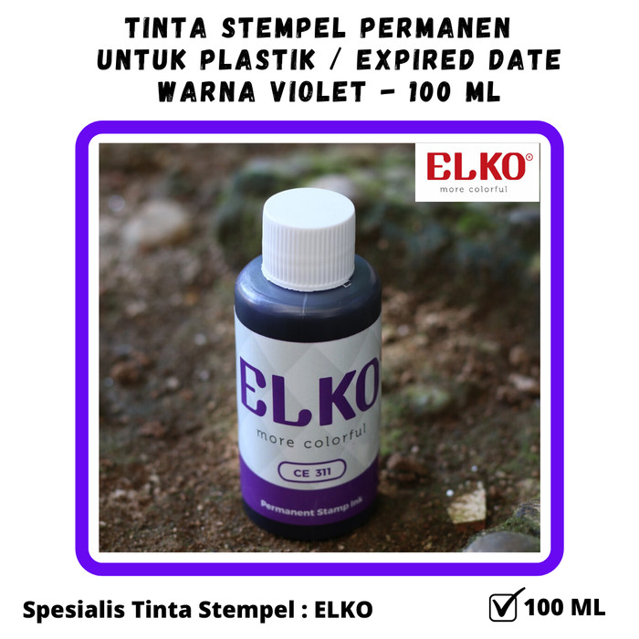 Jual Tinta  Stempel  Permanen Plastik  Expired Date Warna 