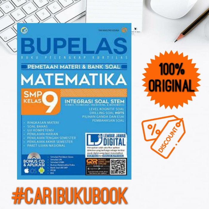 Jual Buku Bupelas Pemetaan Materi Bank Soal Matematika Smp Kelas 9 Kab Sleman Cari Buku Book Tokopedia