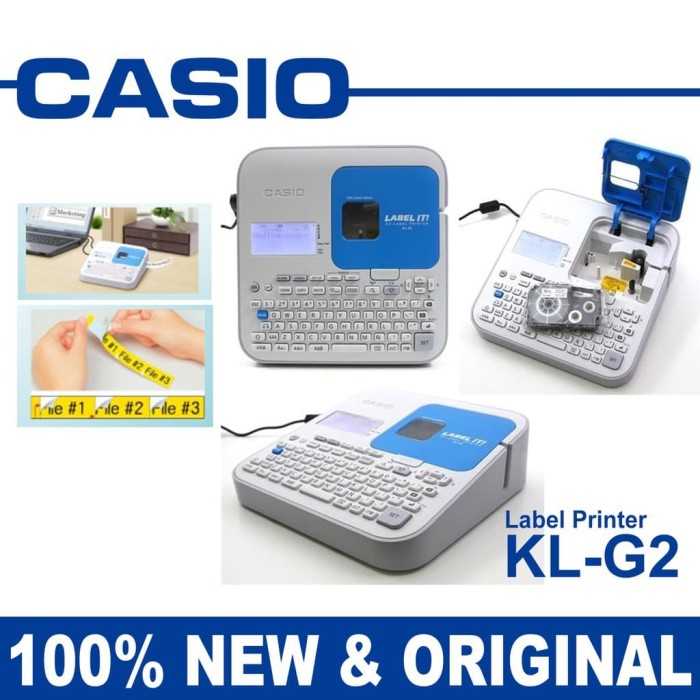 Jual CASIO LABEL PRINTER PC CONNECTABLE LABEL MAKER CASIO KL G2