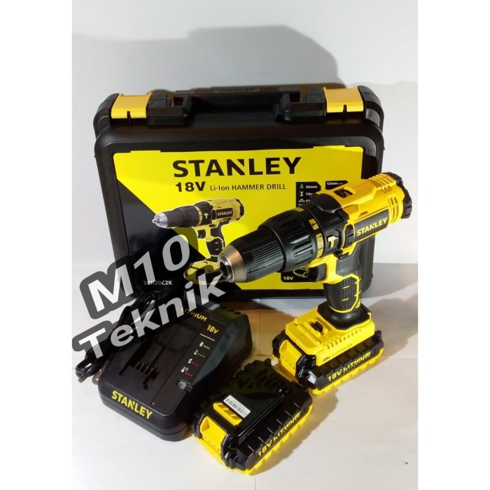 Jual Cordless Hammer Drill 18 V SCH20 Stanley Bor Tembok ...