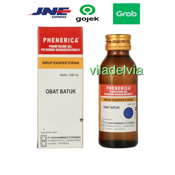 Jual Phenerica Syrup Sirup 100ml Obat Batuk Jakarta Timur Viladelvia Tokopedia