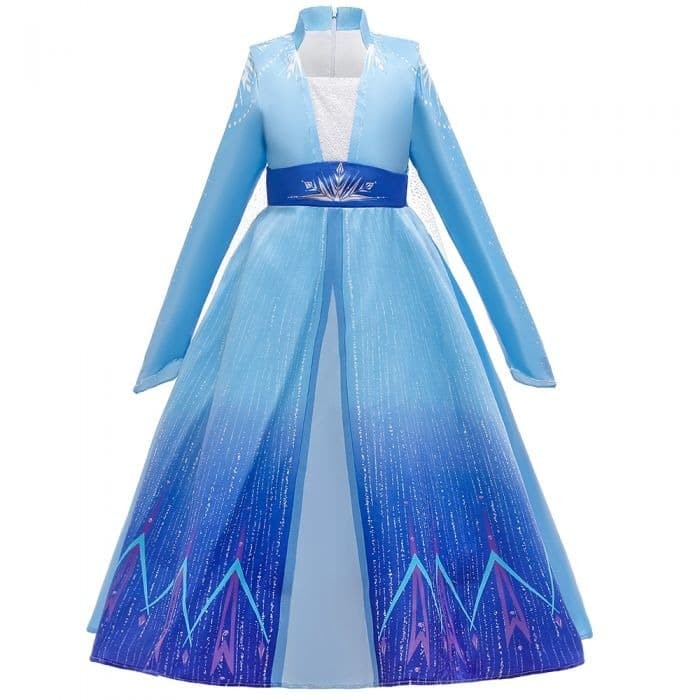 Jual Gaun Pesta Anak Perempuan Elsa Longdress Dress Ultah Party Import Kota Tangerang Color Rainbow Tokopedia