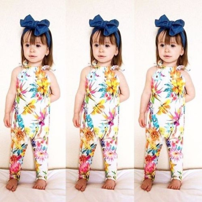 floral pantsuit romper