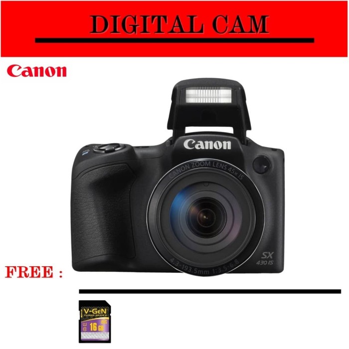 Jual KAMERA CANON POWERSHOOT SX430 / KAMERA SEMIPRO CANON