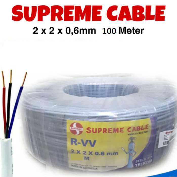 Jual Kabel  Telepon  ITC Supreme  isi 4 2x2x0 6 100 Meter 