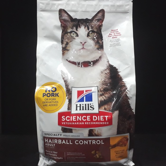 hills science plan hairball control