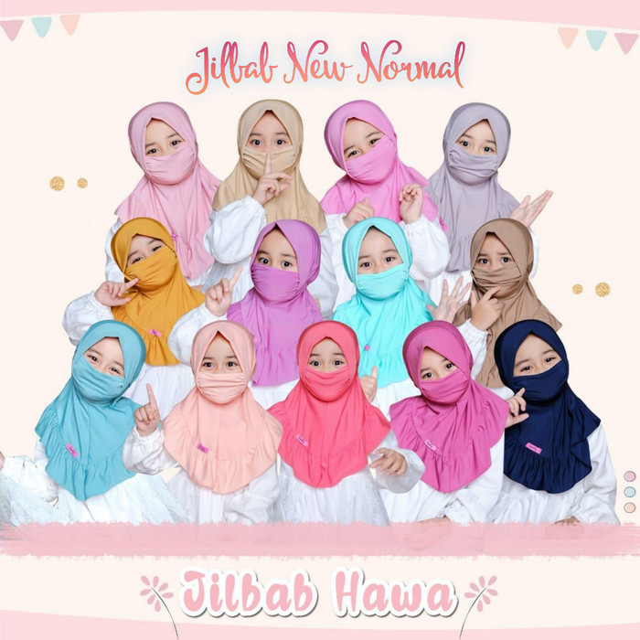 Gambar Kartun Muslimah Pake Masker