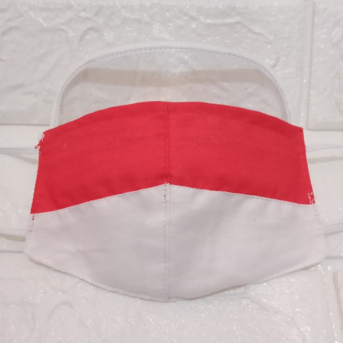 Foto Produk masker merah putih tujuh belasan + face shield anak/dewasa dari FF.Acc.2