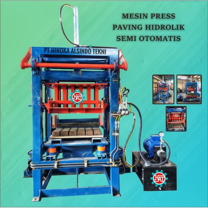 Harga Mesin Paving Block Press Hidrolik