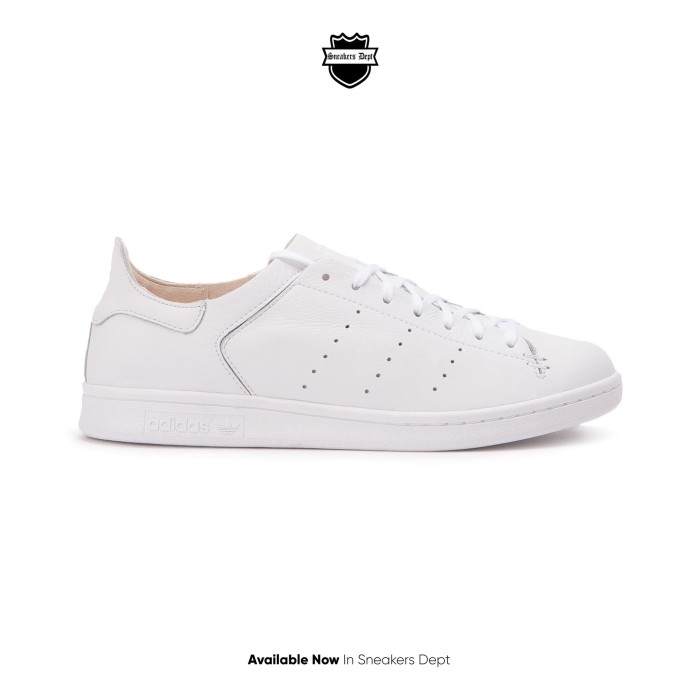 adidas stan smith lea sock white