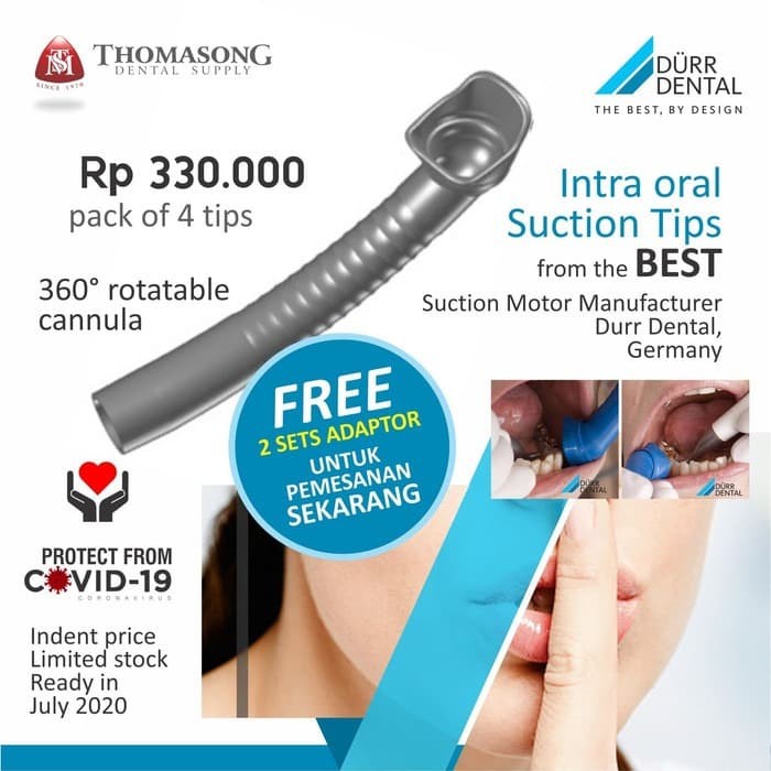 Jual Durr Prophylaxis Cannula Aerosol Suction Tip Jakarta Pusat