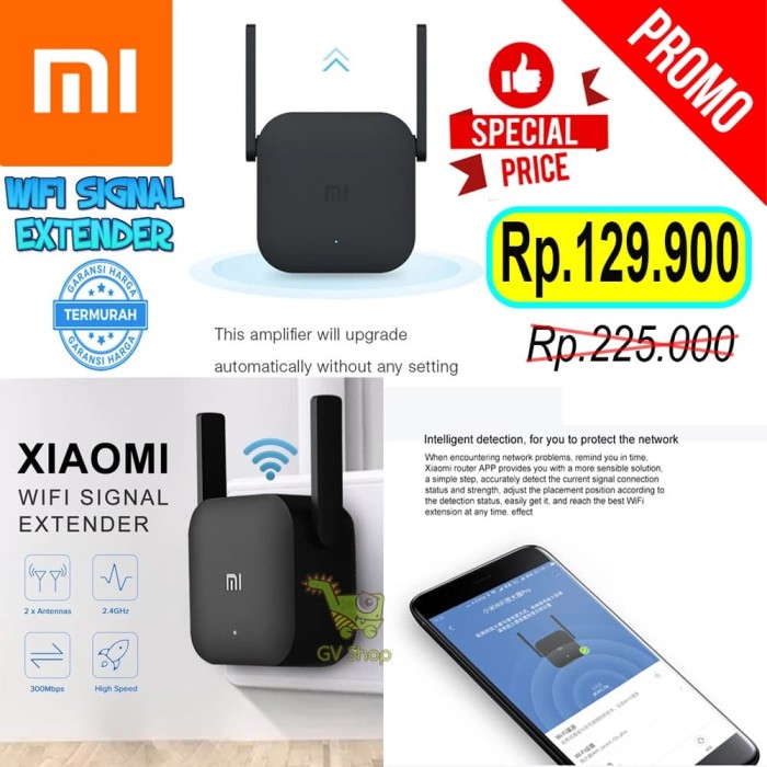 Jual Xiaomi Wifi Exten   der Pro Repeater Ampliefier Original - Jakarta