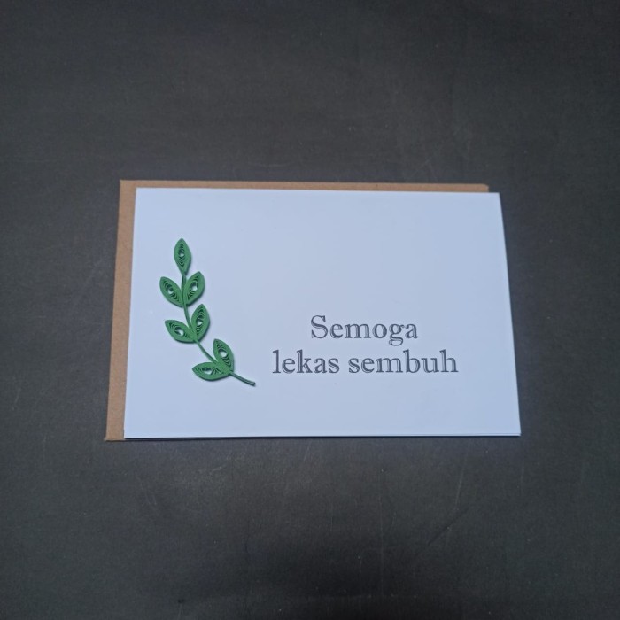 Jual Kartu Ucapan Greeting Card Semoga Lekas Sembuh 02 Kab Sleman Kluak Art Tokopedia