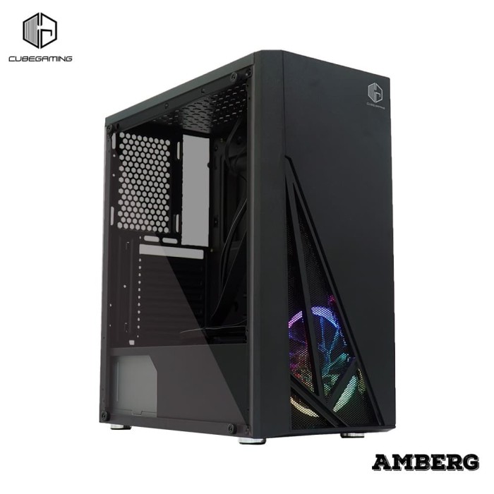 Jual CASING CUBE GAMING AMBERG - ATX - LEFT SIDE TEMPERED