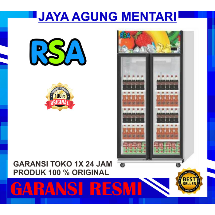 Jual RSA SHOWCASE  COOLER 2 PINTU JADE Kota Bekasi 