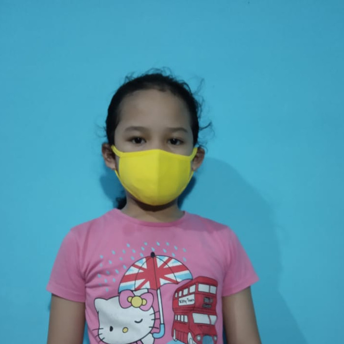 Jual MASKER  KAIN NON MEDIS  2 PLY UNTUK  ANAK  BAHAN COTTON 