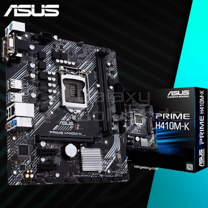 Jual ASUS PRIME H410M-K (Intel LGA1200, H410, DDR4