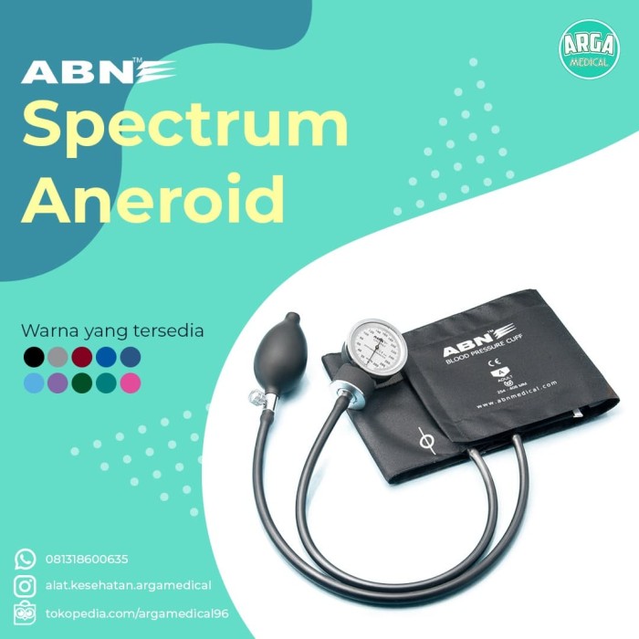 Jual Tensi ABN Spectrum Aneroid Sphygmomanometer