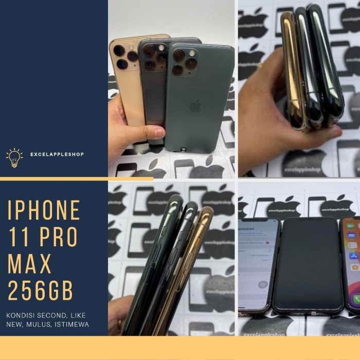 Jual Iphone 11 Pro Max 256gb second fullset mulus terawat