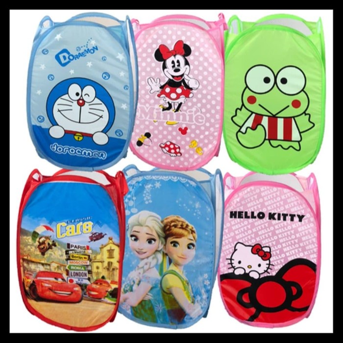 Jual Keranjang Laundry Bag Lipat Karakter Basket Baju Kotor Storage Motif Frozen Kota Tangerang Jeejee Tokopedia