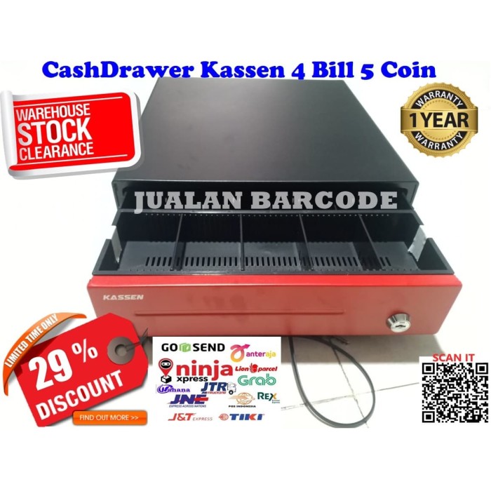 Jual CASH DRAWER / LACI KASIR / LACI UANG KASSEN MK-330 RJ- 11 (37 x 33