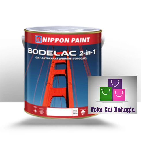 Jual Cat Besi Nippon Paint  Bodelac 2 in 1 Anti Karat 