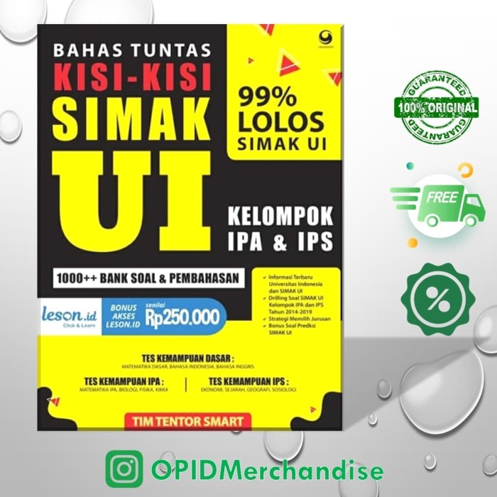 Jual Buku 99 9 Lolos Simak Ui Program Ips 2018 2019 Grasindo Kota Tangerang Opid Merchandise Tokopedia